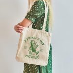 Pickle Lover Canvas Tote Bag, Pickles Lover Gift, Funny Pickle Bag, Retro Pickle Tote Bag For Women, Pickle Gift For Her, Funny Anxiety Gift