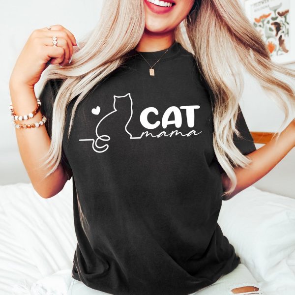 Cat Mama Shirt, Cat Mom Shirt, Cat Shirt for Cat Mom, Cat Lover, Mothers Day Gift For Cat Mom, Cat Lover Gift, Cat Shirt, Mom Shirt