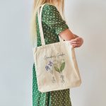 Mamas Garden Tote Bag, Gift For Grandma, Mothers Day Gift, Custom Tote Bags with Kids Name, Personalized Floral Tote Mom Gift