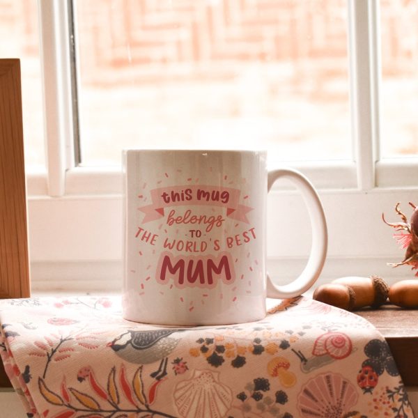 Best Mum Mug, mother gift, gift for her, mummy grandma gift for mom, pink mothers day present, wife for sister, birthday gift, gift, mg044