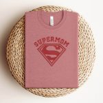 Embroidery Super Mom Mothers Day Shirt,Super Mama Embroidery Sweatshirt,Mothers Day Embroidery Shirt,Embroidery Mother Gift