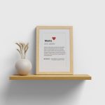 Mama Poster, Definition Mama, Gift, Poster for the Living Room