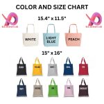 Mothers Day Garden Flower Tote Bag, Personalized Mama Grandma Birth Flower Tote Bag, Mom Birthday Gift, Women Shopping Bag, New Grandma Gift