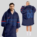 Toronto Blue Jays Mlb Design Blanket Hoodie Custom Name And Number