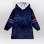 Toronto Blue Jays Mlb Design Blanket Hoodie Custom Name And Number