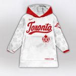 Toronto Blue Jays Mlb Design Blanket Hoodie Custom Name And Number