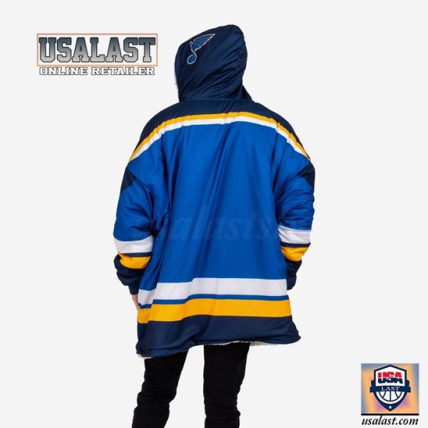 St. Louis Blues Nhl Fleece Hoodie Blanket