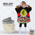 Afl Carlton Blues Lover Aboriginal Flag Indigenous Blanket Hoodie Hoodie Blanket