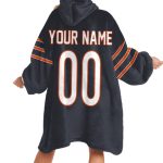 Custom Your Team Name Sport Football NFL Inspired Football Unisex Blanket Hoodie