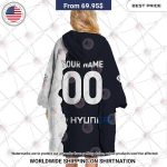 Afl Carlton Blues Mix Custom Hoodie Blanket