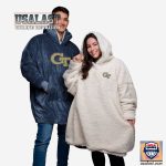 Georgia Tech Yellow Jackets Blanket Hoodie Hooded Blanket