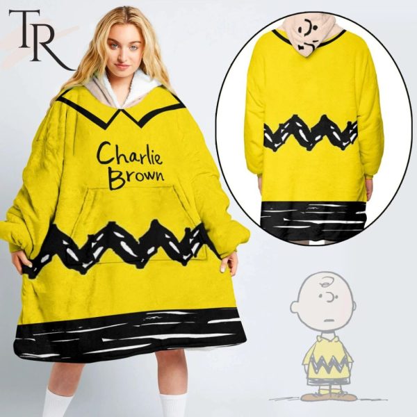 Charlie Brown Blanket Hoodie - Yellow