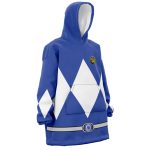 Blue Ranger Mighty Morphin Power Rangers Hooded Blanket Hoodie