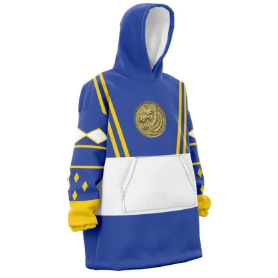 Blue Ranger Ninjetti Rangers Hooded Blanket Hoodie