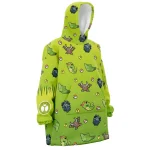 Bug Type Pattern Pokemon Hooded Blanket Hoodie