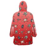 Fighting Type Pattern Pokemon Hooded Blanket Hoodie