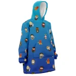 Final Fantasy Vii Pattern Hooded Blanket Hoodie