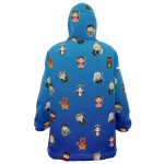 Final Fantasy Vii Pattern Hooded Blanket Hoodie