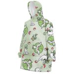 Gardevoir Pattern Pokemon Hooded Blanket Hoodie