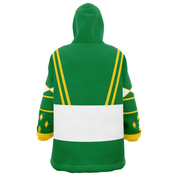 Green Ranger Ninjetti Rangers Hooded Blanket Hoodie