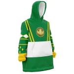 Green Ranger Ninjetti Rangers Hooded Blanket Hoodie