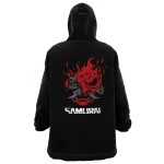 Johnny Silverhand Jacket Cyberpunk 2077 Hooded Blanket Hoodie