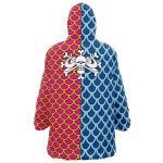 Kaido Pattern One Piece Hooded Blanket Hoodie