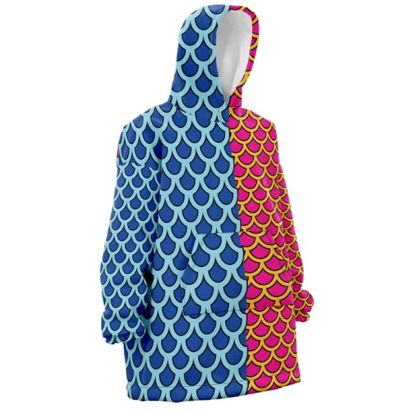 Kaido Pattern One Piece Hooded Blanket Hoodie