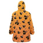 Leonardo Dicaprio Meme Pattern Hooded Blanket Hoodie
