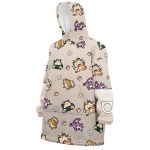 Normal Type Pattern Pokemon Hooded Blanket Hoodie