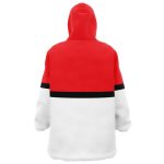 Pokeball Pokemon Hooded Blanket Hoodie