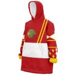 Red Ranger Ninjetti Rangers Hooded Blanket Hoodie