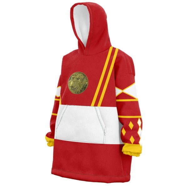 Red Ranger Ninjetti Rangers Hooded Blanket Hoodie