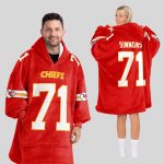 # 71 Kansas City Football Unisex Blanket Hoodie