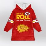 #15 Ready To Roll Kansas City Football Unisex Blanket Hoodie