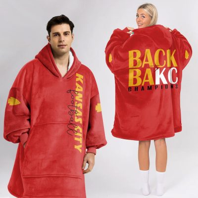 #3 Peat Kansas City Football Unisex Blanket Hoodie