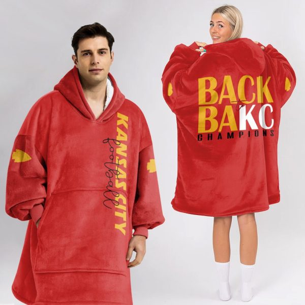 #3 Peat Kansas City Football Unisex Blanket Hoodie