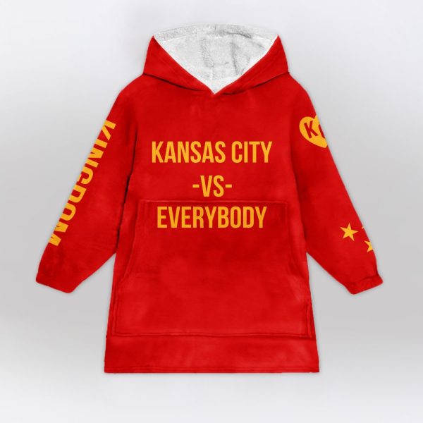 #3 Peat Kansas City Football Unisex Blanket Hoodie
