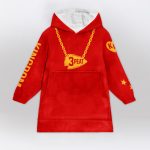 #3 Peat Kansas City Football Unisex Blanket Hoodie