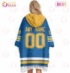 Nhl St. Louis Blues Personalized Oodie Blanket Hoodie Snuggie Hoodies For All Family