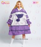 Nhl St. Louis Blues Special Lavender - Fight Cancer Oodie Blanket Hoodie