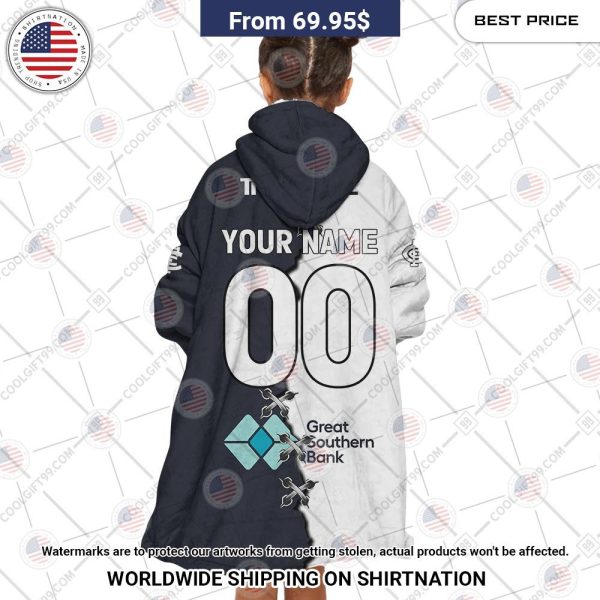 Best Custom Afl Carlton Blues Jersey Blanket Hoodie