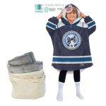 Best Personalized Columbus Blue Jackets Hooded Blanet Hoodie