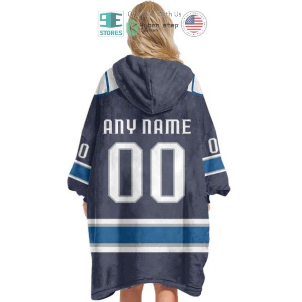 Best Personalized Columbus Blue Jackets Hooded Blanet Hoodie