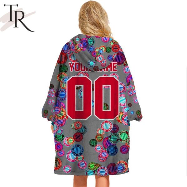 Personalized Fc Bayern Munich Oodie, Flanket, Blanket Hoodie, Snuggie