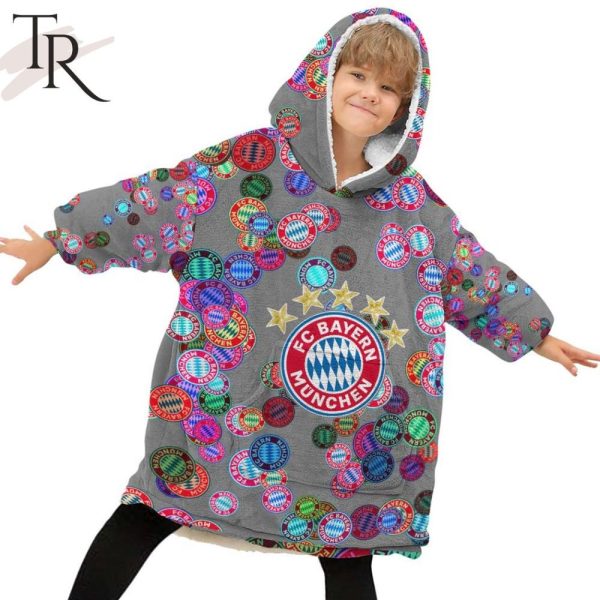 Personalized Fc Bayern Munich Oodie, Flanket, Blanket Hoodie, Snuggie