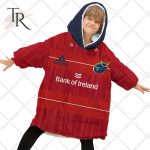 Personalized Irfu Munster Rugby 2023 Home Jersey Style Oodie, Flanket, Blanket Hoodie, Snuggie