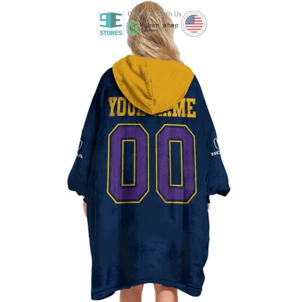 Best Personalized Melbourne Storm Blue Hooded Blanet Hoodie