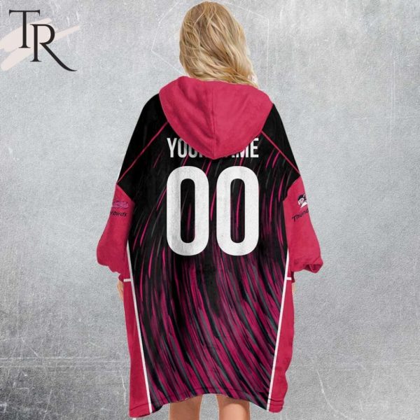 Personalized Netball Au Adelaide Thunderbirds Oodie, Flanket, Blanket Hoodie, Snuggie