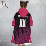 Personalized Netball Au Adelaide Thunderbirds Oodie, Flanket, Blanket Hoodie, Snuggie